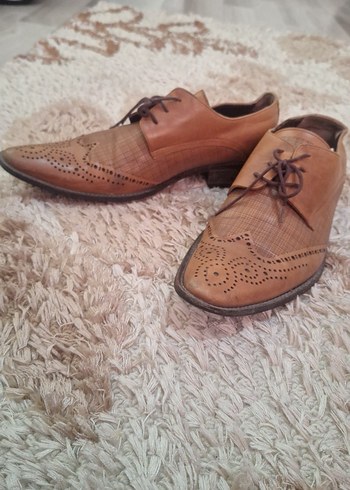 Klasik Kahverengi Deri Erkek Ayakkabı - Görsel 2