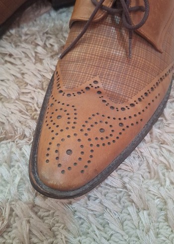 Klasik Kahverengi Deri Erkek Ayakkabı - Görsel 3