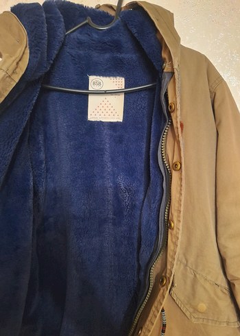 Düğmeli Kapüşonlu Kadın mont S-M beden için uygundur - Görsel 2