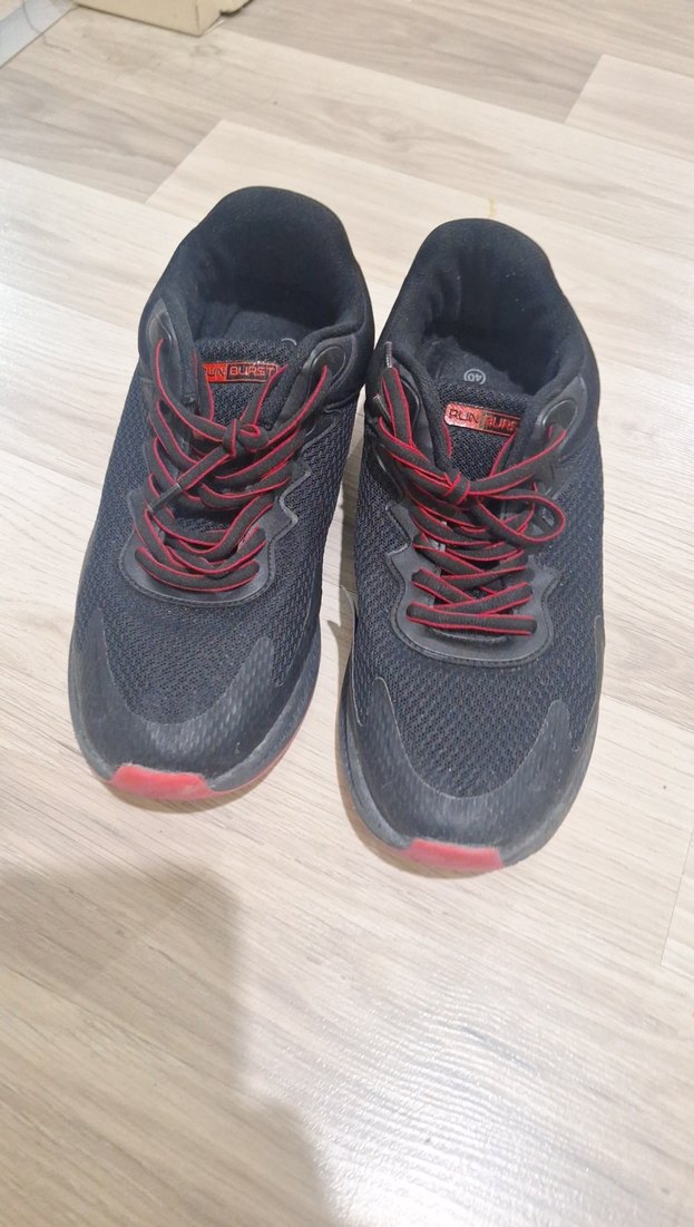 Gri-Kırmızı Erkek Koşu ve Antrenman Ayakkabısı - Görsel 2