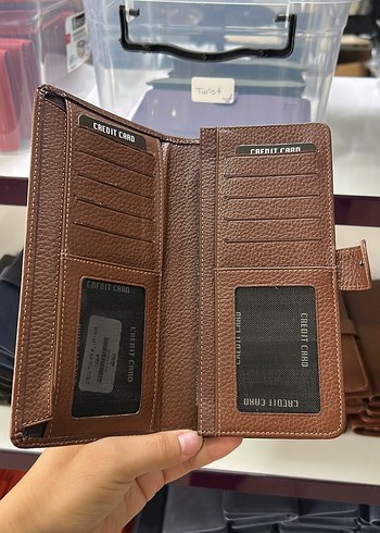 Kahverengi Deri  Cüzdanı - Görsel 2