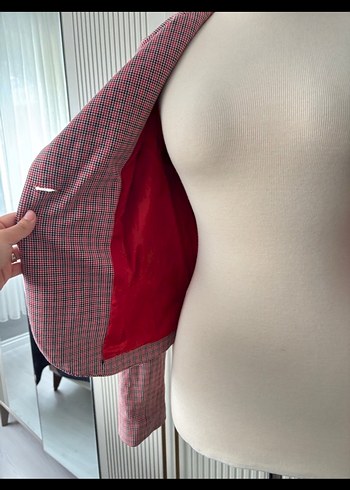 s Beden pembe Renk Pembe Vintage Kadın Blazer Ceket