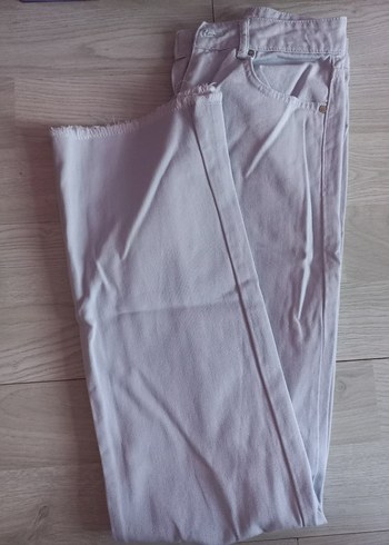 Koton Bebek mavisi Rahat Kesim Midi denim Kadın Pantolon