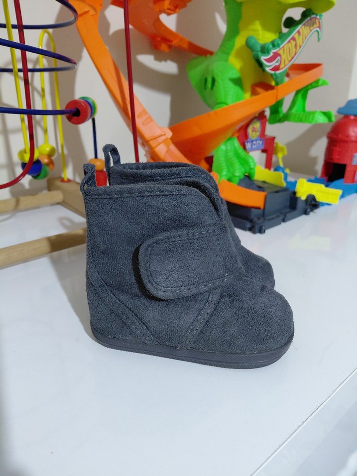 Gri Erkek Çocuk Street Wear Bot - Görsel 2