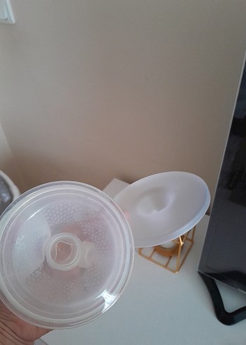 Beyaz Elektronik eller serbest Göğüs Pompası - Görsel 8