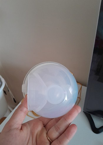 Beyaz Elektronik eller serbest Göğüs Pompası - Görsel 5