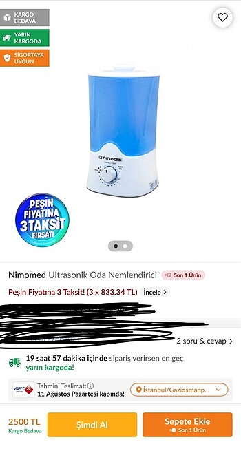 Oda nemlendirici - Görsel 3