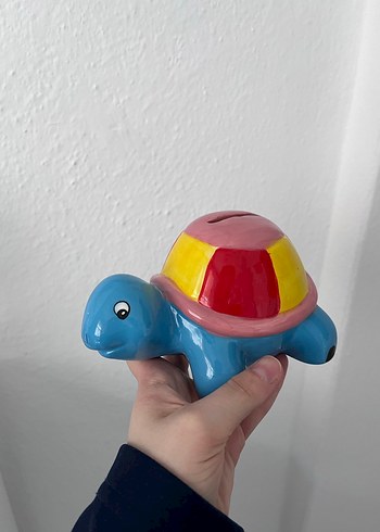 Beden Renkli Kaplumbağa Kumbara