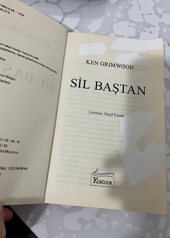 Ken Grimwood - Sil Baştan Roman