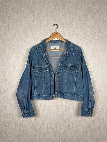 m Beden Hm denim kısa kot ceket