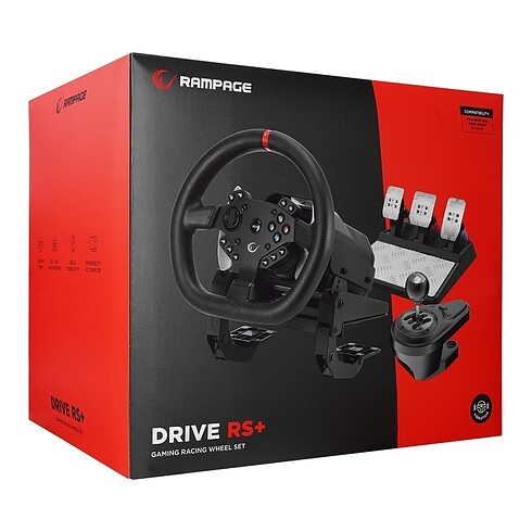 Rampage Drive RS+ Oyun Direksiyon Seti