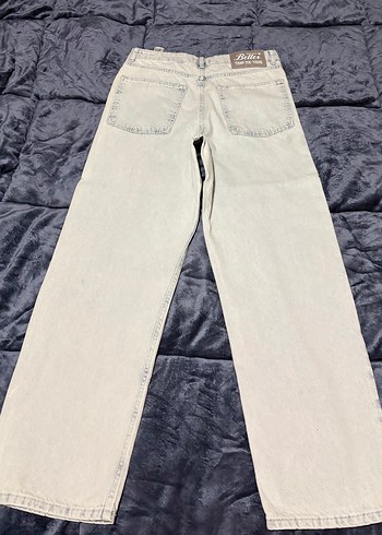 Beyaz Tie-Dye Desenli Regular Fit Erkek Kot Pantolon - Görsel 3