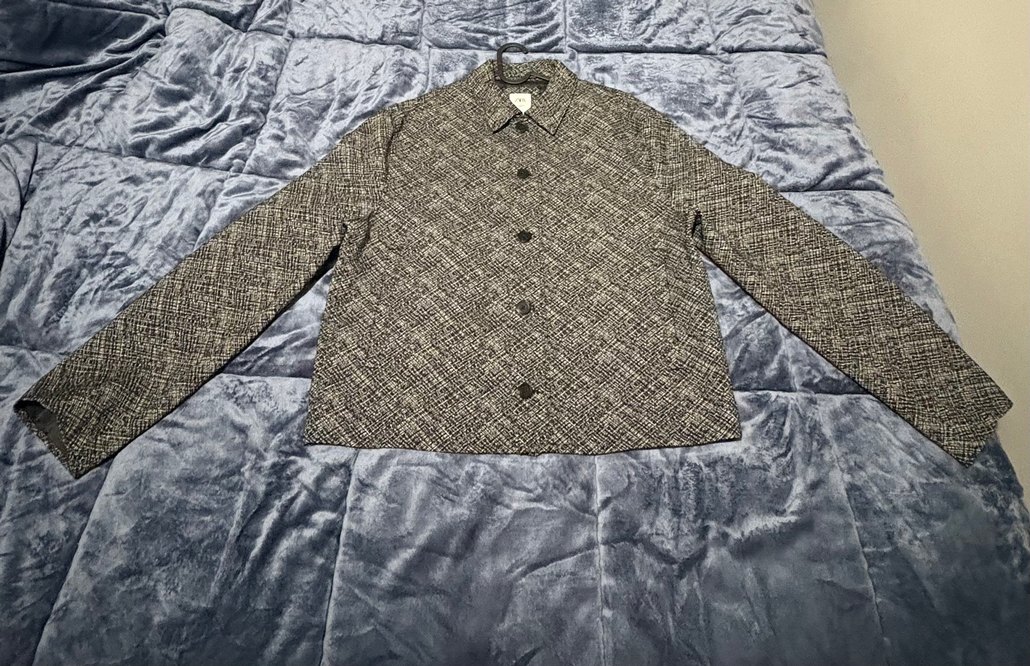 Gri Midi Düğmeli Erkek Kaban - Görsel 2