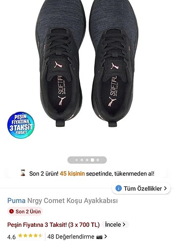 puma spor ayakkabı