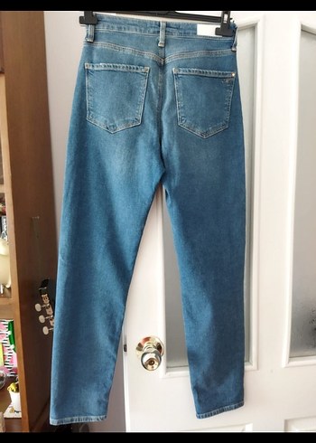 diğer Beden Mavi Kadın Denim Pantolon