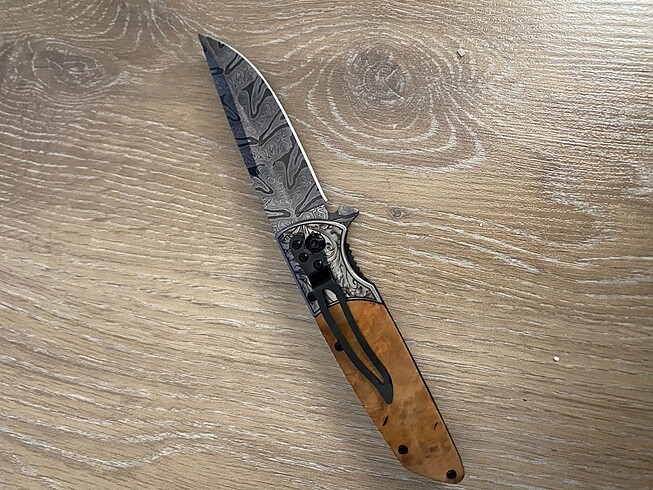 Columbia Columbia Damascus Desenli Çakı