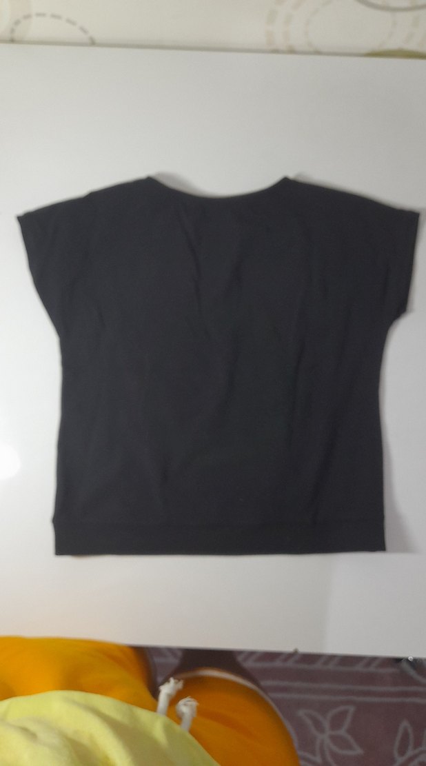 Siyah Baskılı Cool Kız Tişörtü, Kısa Kollu - Görsel 2