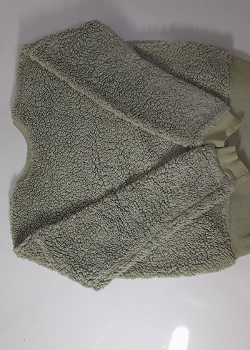 Kız Çocuk Haki pastel yeşil Sweatshirt - Görsel 5