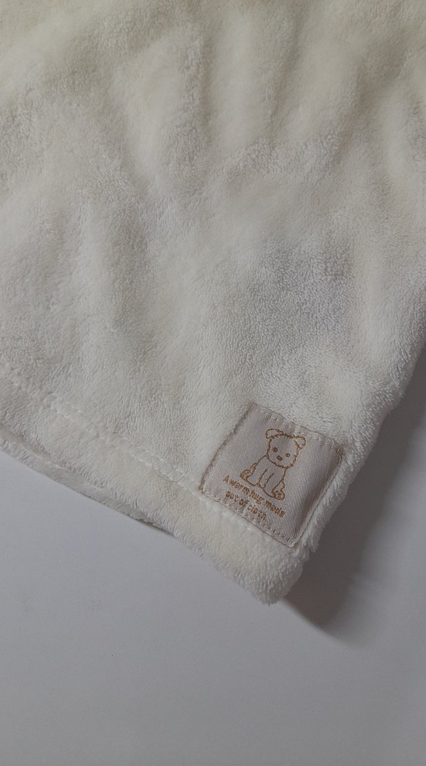 Düğmeli Kırık Beyaz Kapüşonlu çocuk Sweatshirt - Görsel 3