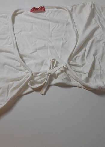 Kız Çocuk Beyaz Bolero - Görsel 2