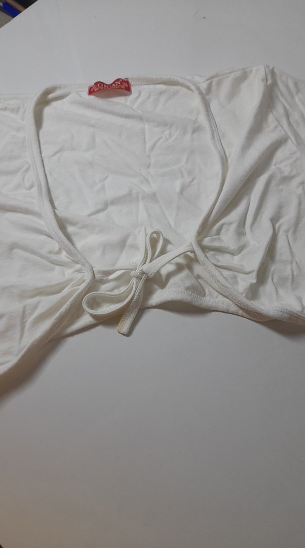 Kız Çocuk Beyaz Bolero - Görsel 2