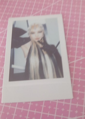 lisa born pink poloroid