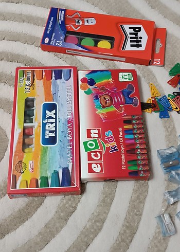 Renkli Okul Aktivite Malzemeleri Seti - Görsel 3