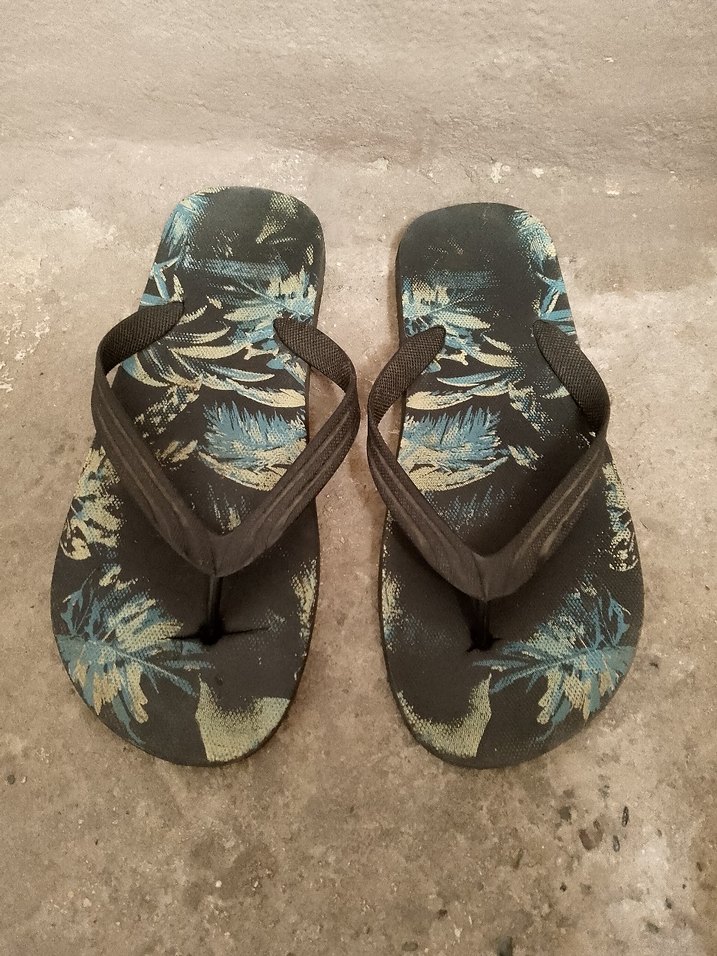 Mavi Bağlamalı Erkek Plaj Terlik - Görsel 2