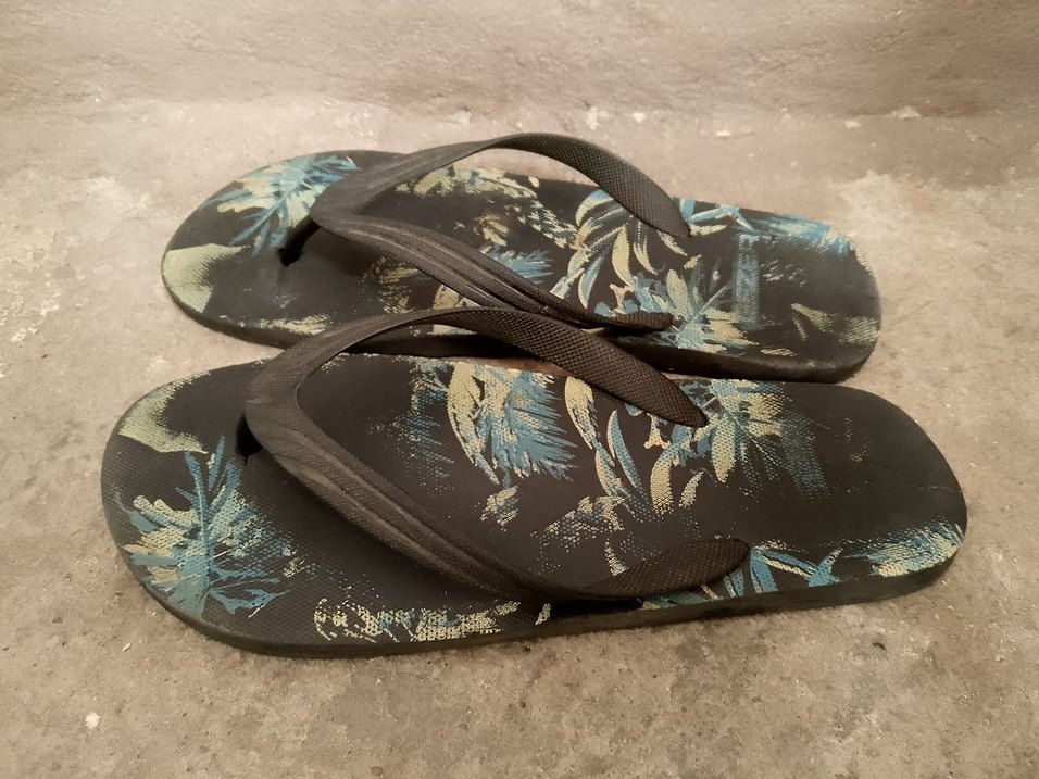 Mavi Bağlamalı Erkek Plaj Terlik - Görsel 3