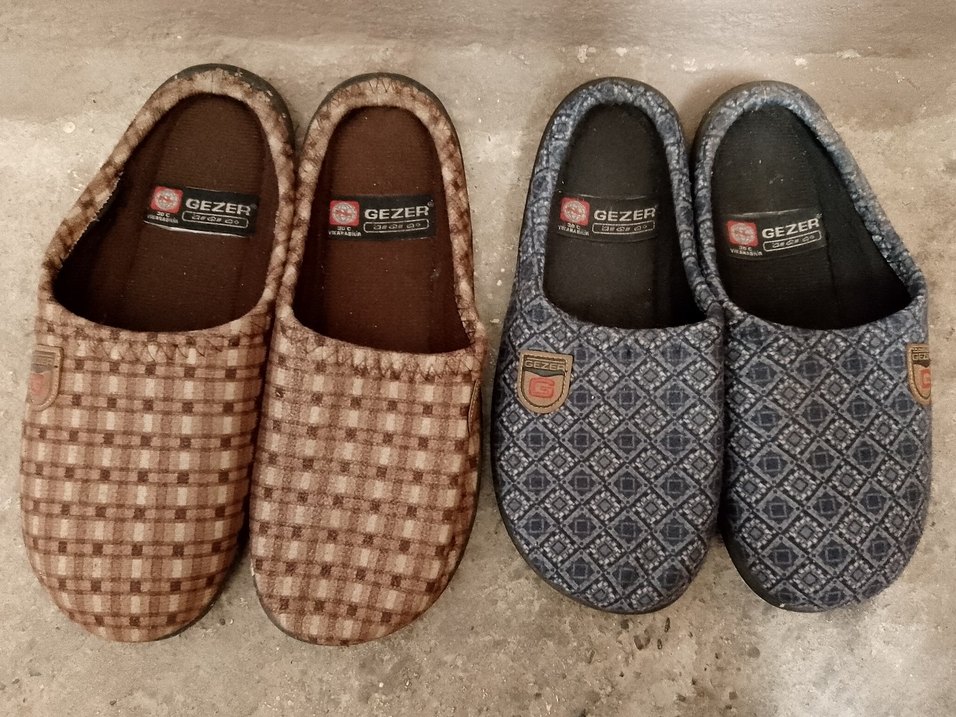 Gezer Desenli Erkek Ev Terlikleri Tokalı - Görsel 2