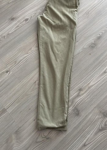 Bej erkek Piliseli Kumaş Pantolon