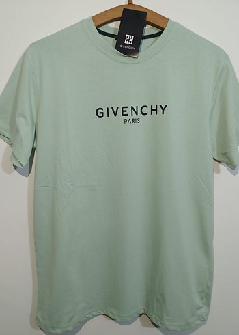 Givenchy Paris Yeşil Kısa Kollu Tişört