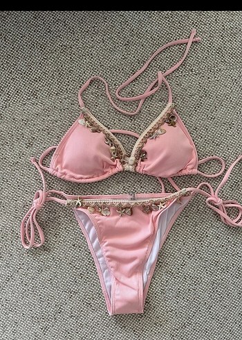 Sheinside Pembe Pinterest Bikini Takımı