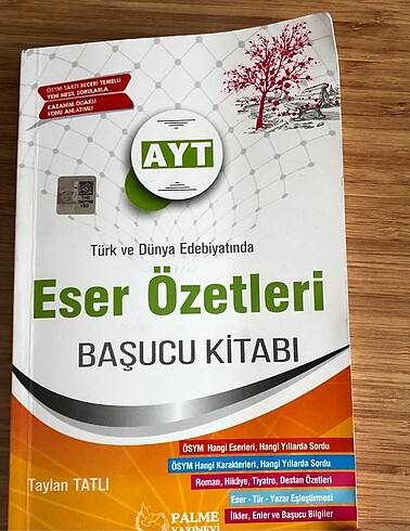 PALME ayt edebiyat eser özetleri