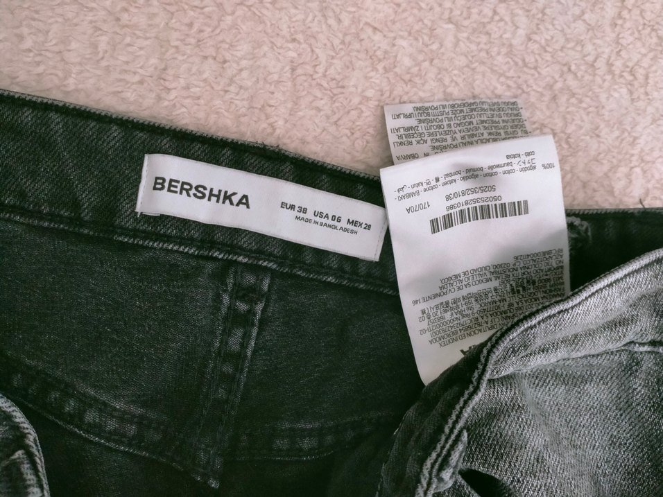 Bershka siyah eskitmeli pantolon - Görsel 3