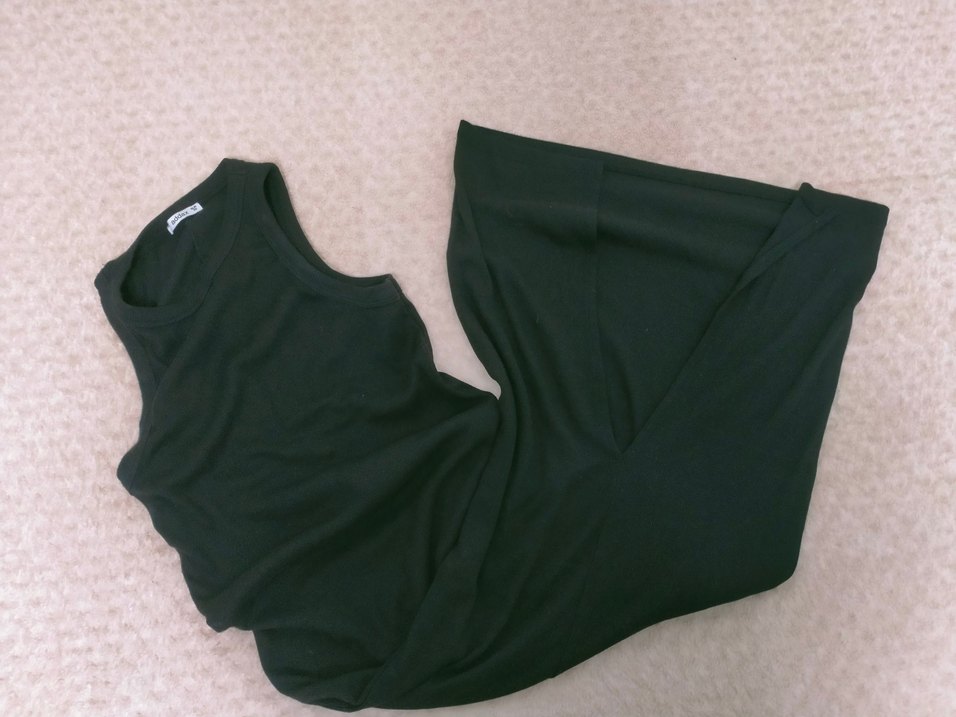 addax sıfır kol arkası yırtmaçlı elbise - Görsel 4