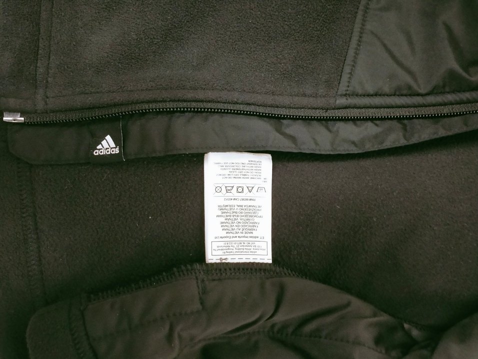 Adidas Siyah Kadın Yarım Boy Fermuarlı Ceket - Görsel 3