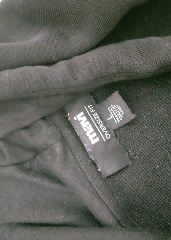 Mavi oversize sweatshirt - Görsel 3