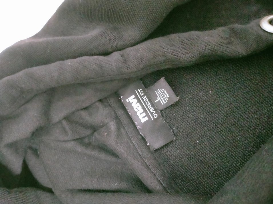 Mavi oversize sweatshirt - Görsel 3