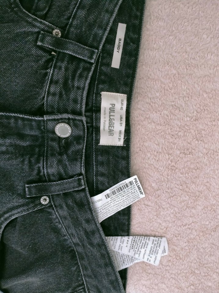 Pull and bear baggy pantolon - Görsel 4