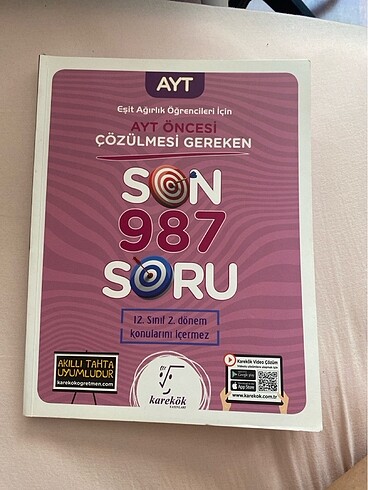 eşit ağırlık ayt test kitabı