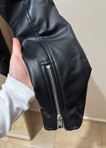 Zara deri ceket - Görsel 6