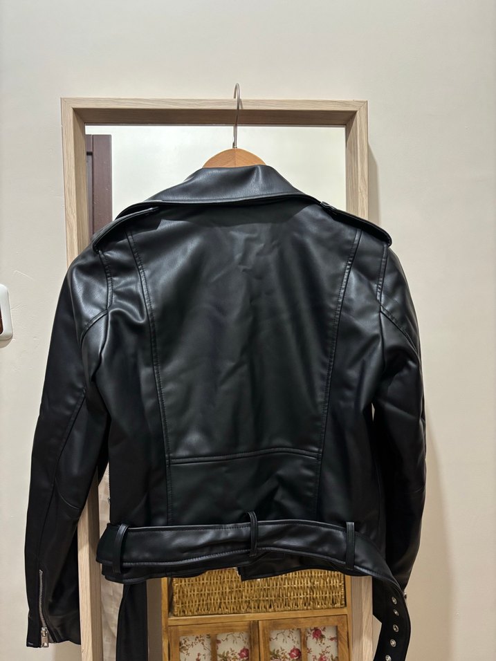 Zara deri ceket - Görsel 5