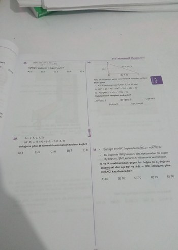 TYT Matematik Denemeleri - 15 Çözümlü Sınav - Görsel 3