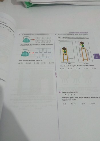 TYT Matematik Denemeleri - 15 Çözümlü Sınav - Görsel 4