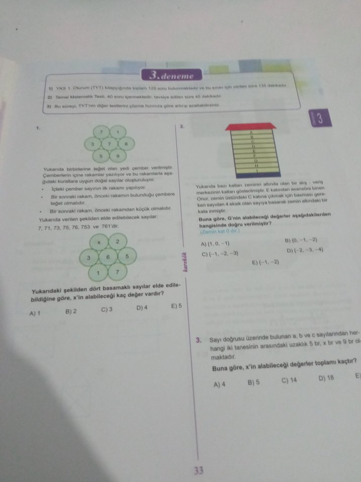 TYT Matematik Denemeleri - 15 Çözümlü Sınav - Görsel 2