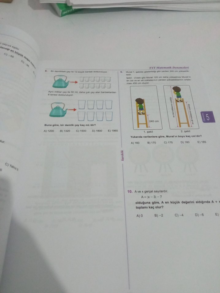 TYT Matematik Denemeleri - 15 Çözümlü Sınav - Görsel 4