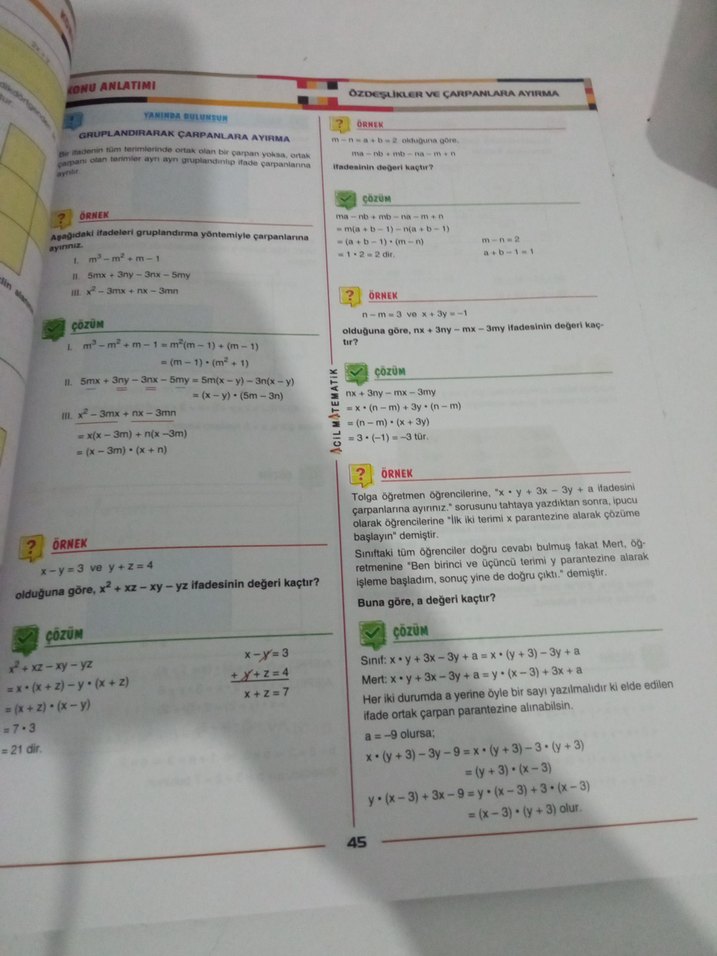 Acil Matematik Konu Anlatımlı Soru Fasikülü - Görsel 3