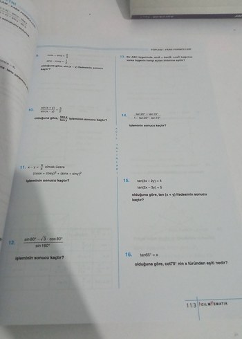 Acil Matematik AYT Soru Bankası - Görsel 6