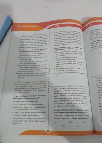 28 Günde Paragraf Soru Bankası TYT - Görsel 4